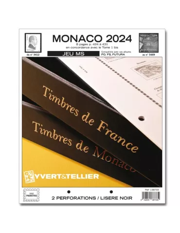 MONACO MS : 2024 (JEUX SANS POCHETTES)