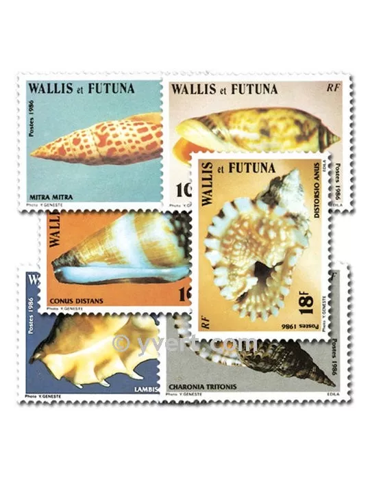 n° 337/342 - Timbre Wallis et Futuna Poste