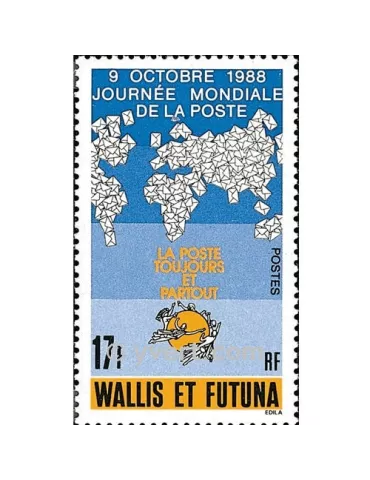 n° 382 - Timbre Wallis et Futuna Poste 2