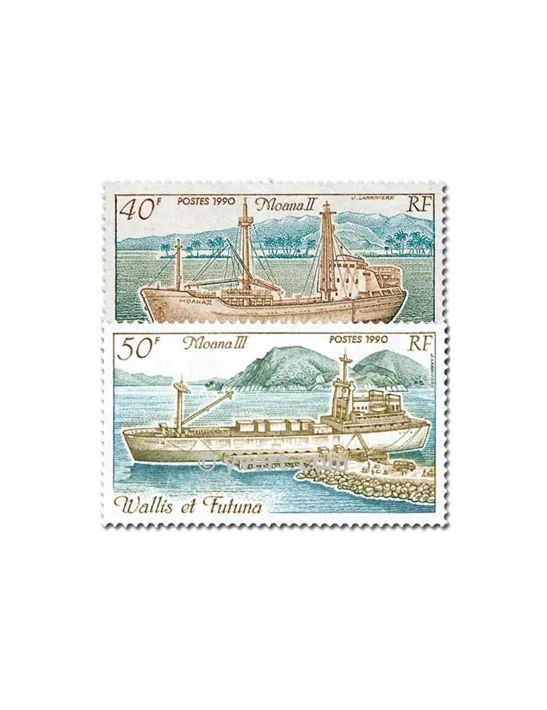 n° 400/401 - Timbre Wallis et Futuna Poste