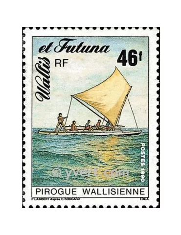 n° 404 - Timbre Wallis et Futuna Poste 2