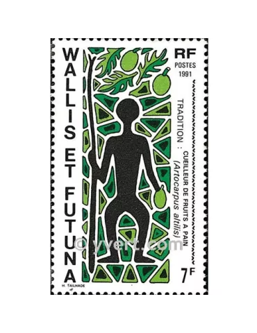 n° 416 - Timbre Wallis et Futuna Poste 2