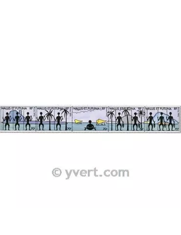 n° 436A - Timbre Wallis et Futuna Poste 2
