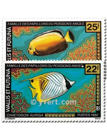 n° 437/438 - Timbre Wallis et Futuna Poste 2