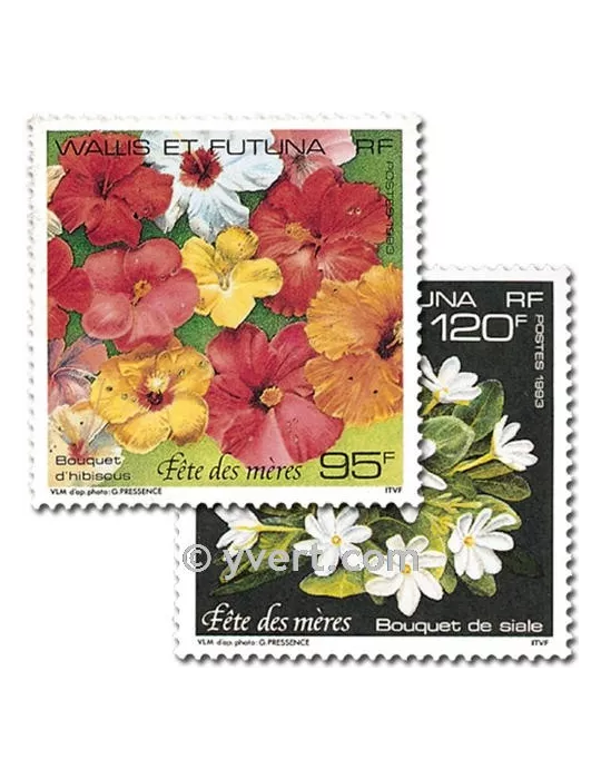 n° 449/450 - Timbre Wallis et Futuna Poste