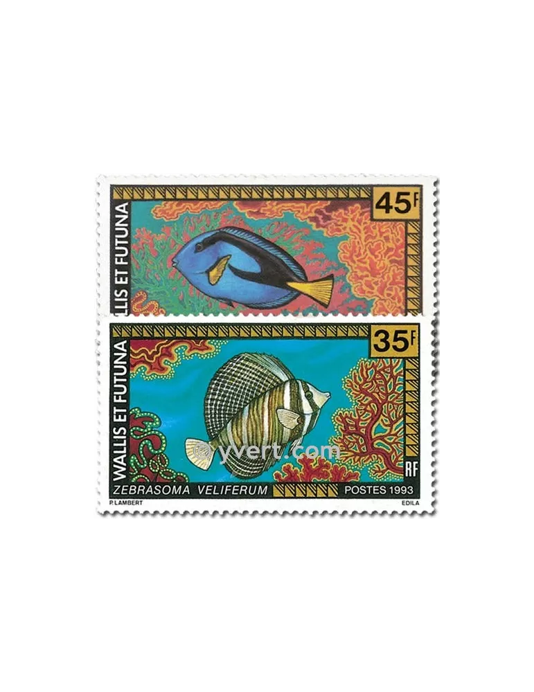 n° 451/452 - Timbre Wallis et Futuna Poste