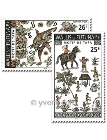 n° 483/484 - Timbre Wallis et Futuna Poste 2