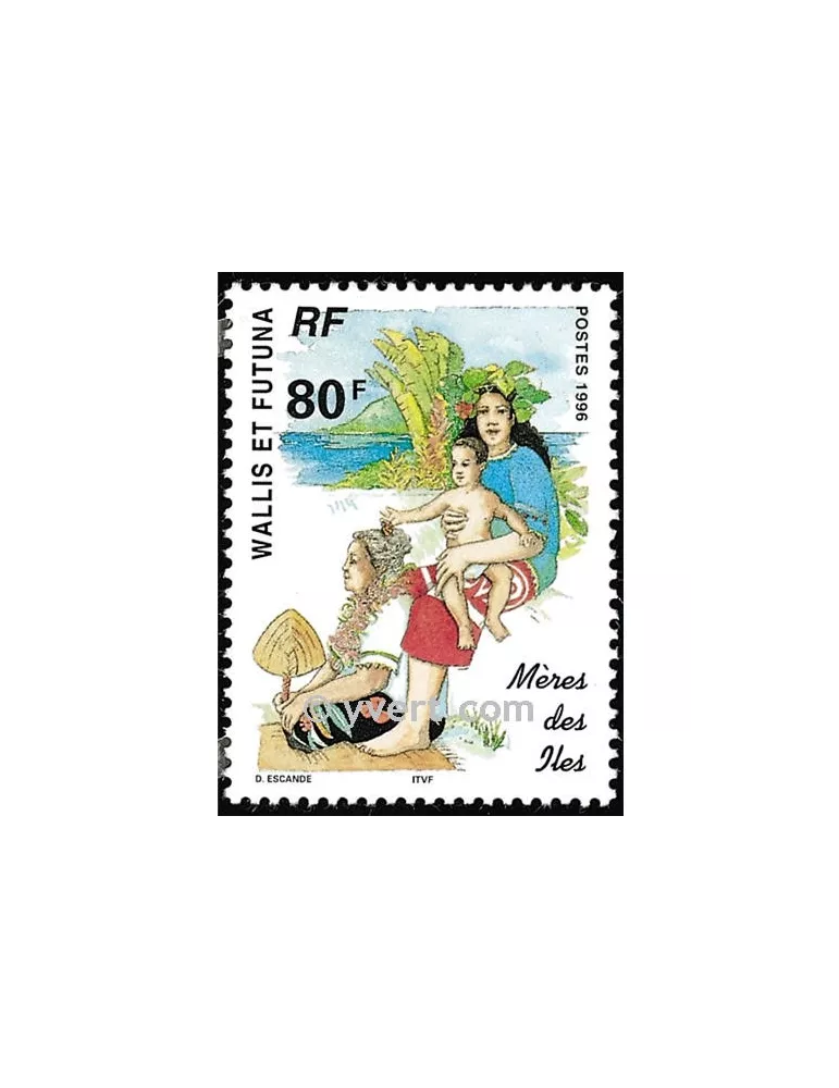 n° 485 - Timbre Wallis et Futuna Poste