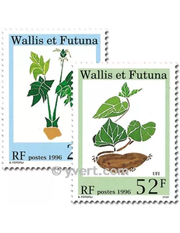 n° 487/488 - Timbre Wallis et Futuna Poste 2