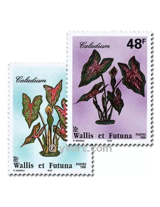 n° 493/494 - Timbre Wallis et Futuna Poste