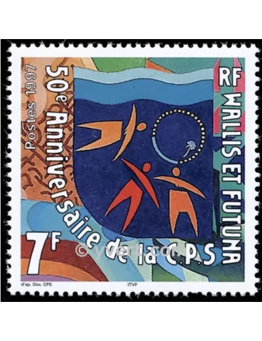 n° 497 - Timbre Wallis et Futuna Poste 2