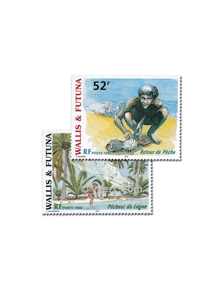 n° 518/519 - Timbre Wallis et Futuna Poste