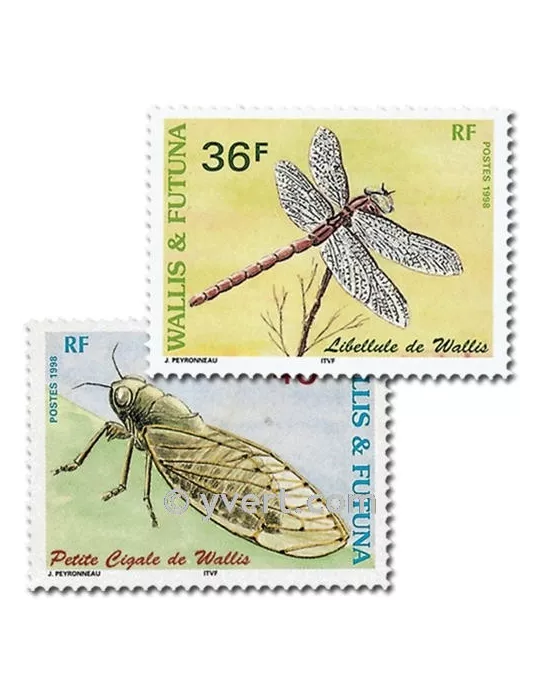 n° 521/522 - Timbre Wallis et Futuna Poste