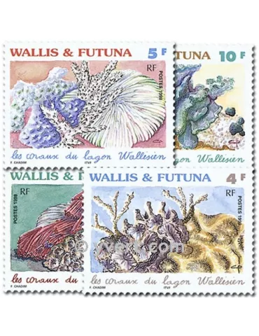 n° 523/526 - Timbre Wallis et Futuna Poste 2