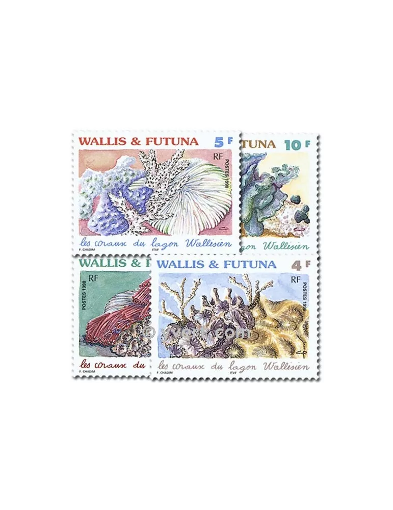 n° 523/526 - Timbre Wallis et Futuna Poste