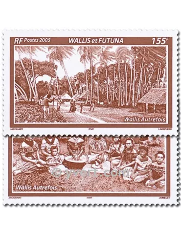 n° 643/644 - Timbre Wallis et Futuna Poste 2