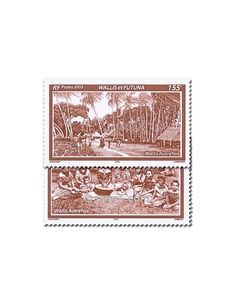 n° 643/644 - Timbre Wallis et Futuna Poste