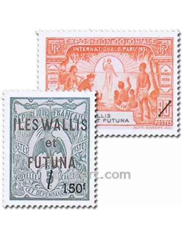 n° 649/650 - Timbre Wallis et Futuna Poste 2