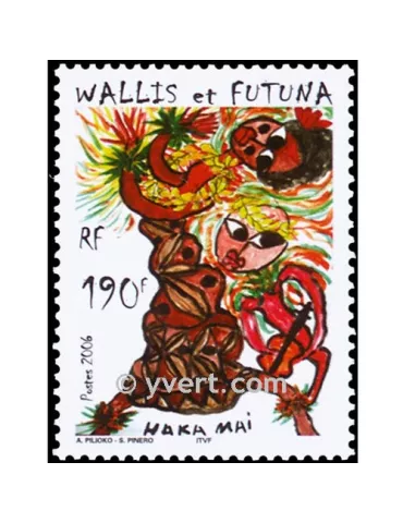 n° 653 - Timbre Wallis et Futuna Poste 2