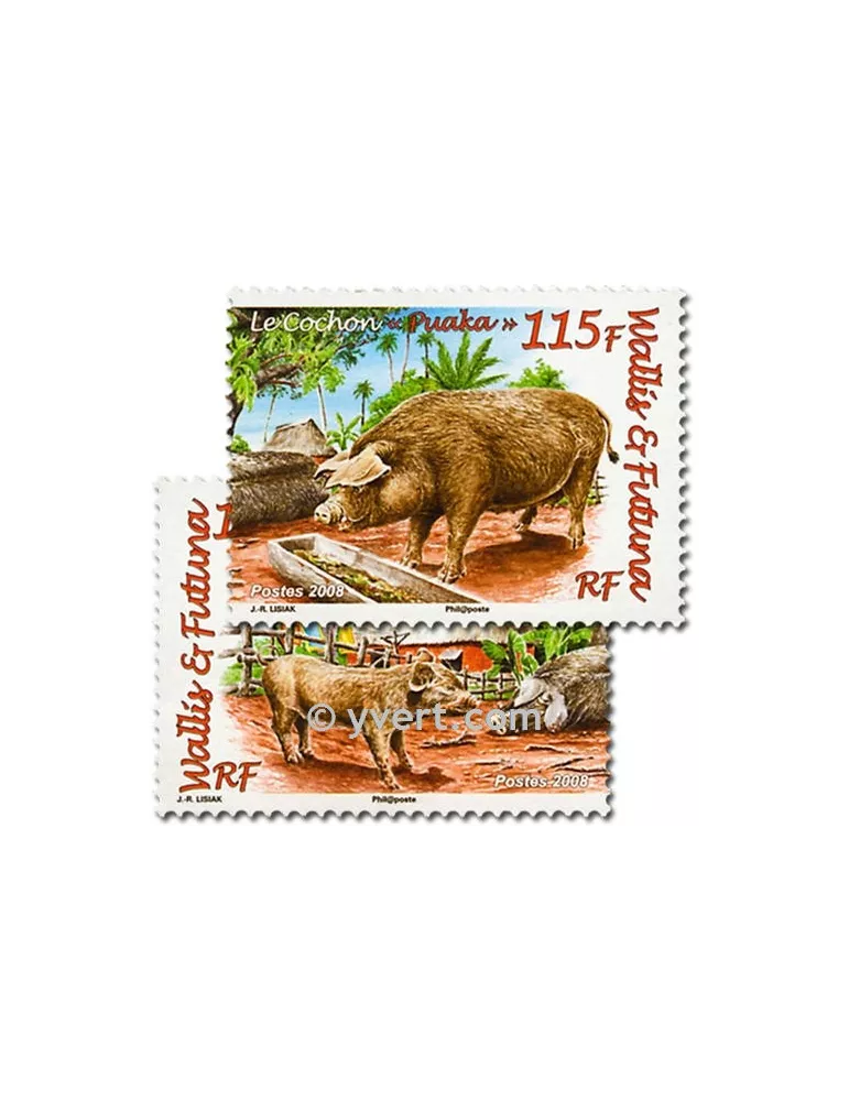 n° 709/710 - Timbre Wallis et Futuna Poste