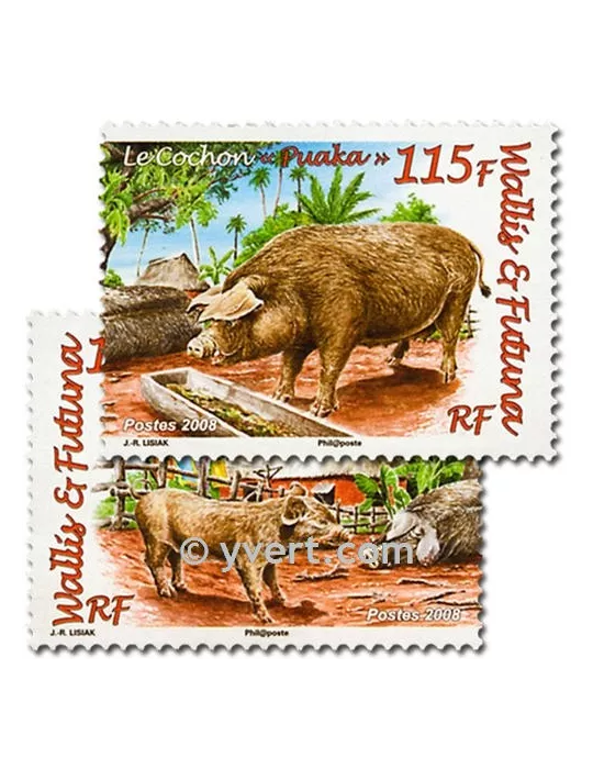 n° 709/710 - Timbre Wallis et Futuna Poste