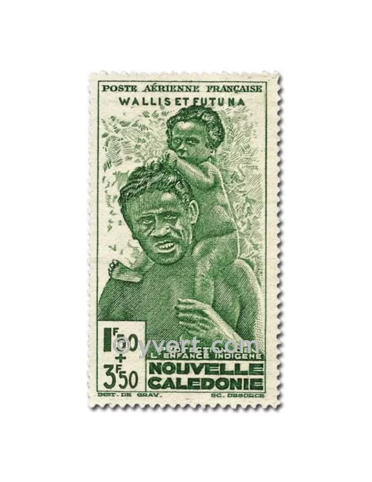 n° 1/2 - Timbre Wallis et Futuna Poste aérienne