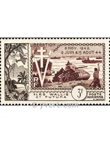 n° 14 - Timbre Wallis et Futuna Poste aérienne