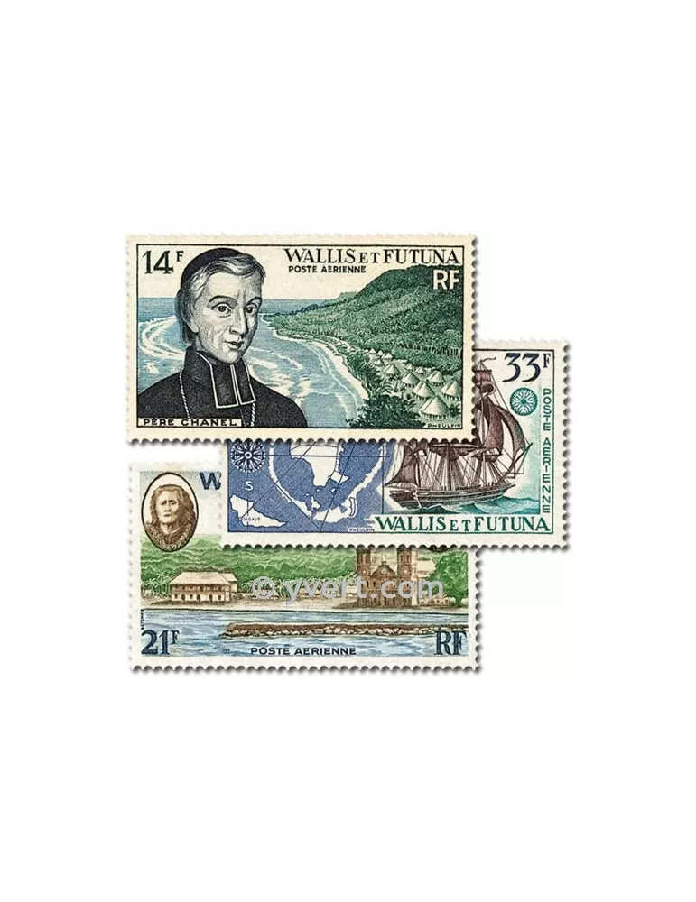 n° 15/17 - Timbre Wallis et Futuna Poste aérienne