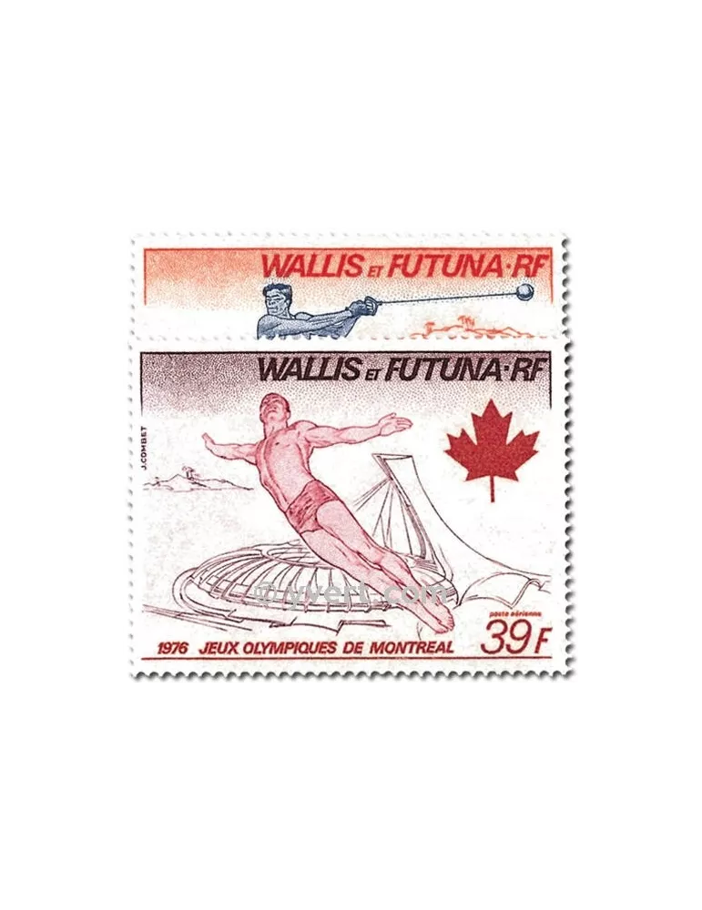 n° 72/73 - Timbre Wallis et Futuna Poste aérienne