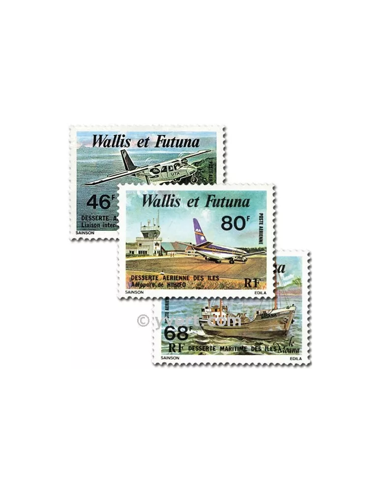 n° 89/91 - Timbre Wallis et Futuna Poste aérienne