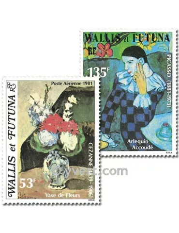 n° 110/111 - Timbre Wallis et Futuna Poste aérienne 2