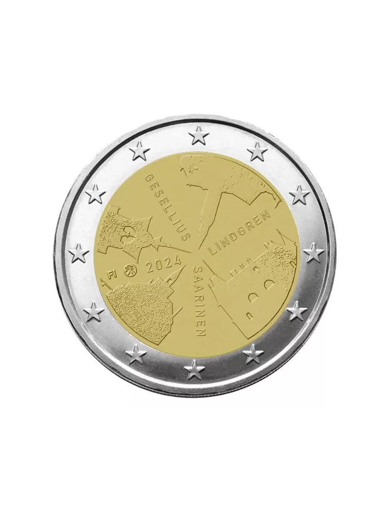 2 EURO COMMEMORATIVE 2024 : FINLANDE (Architecture Finlandaise)