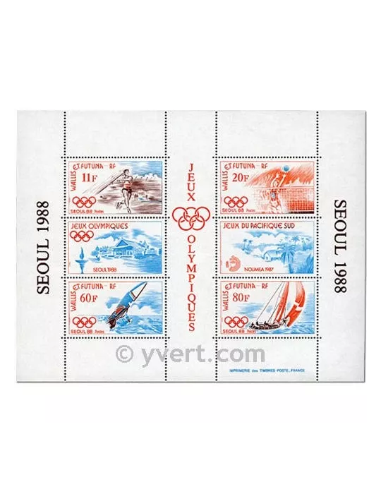 n° 3 - Timbre Wallis et Futuna Bloc et feuillets