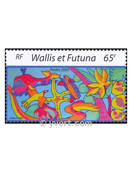n° 19 - Timbre Wallis et Futuna Bloc et feuillets