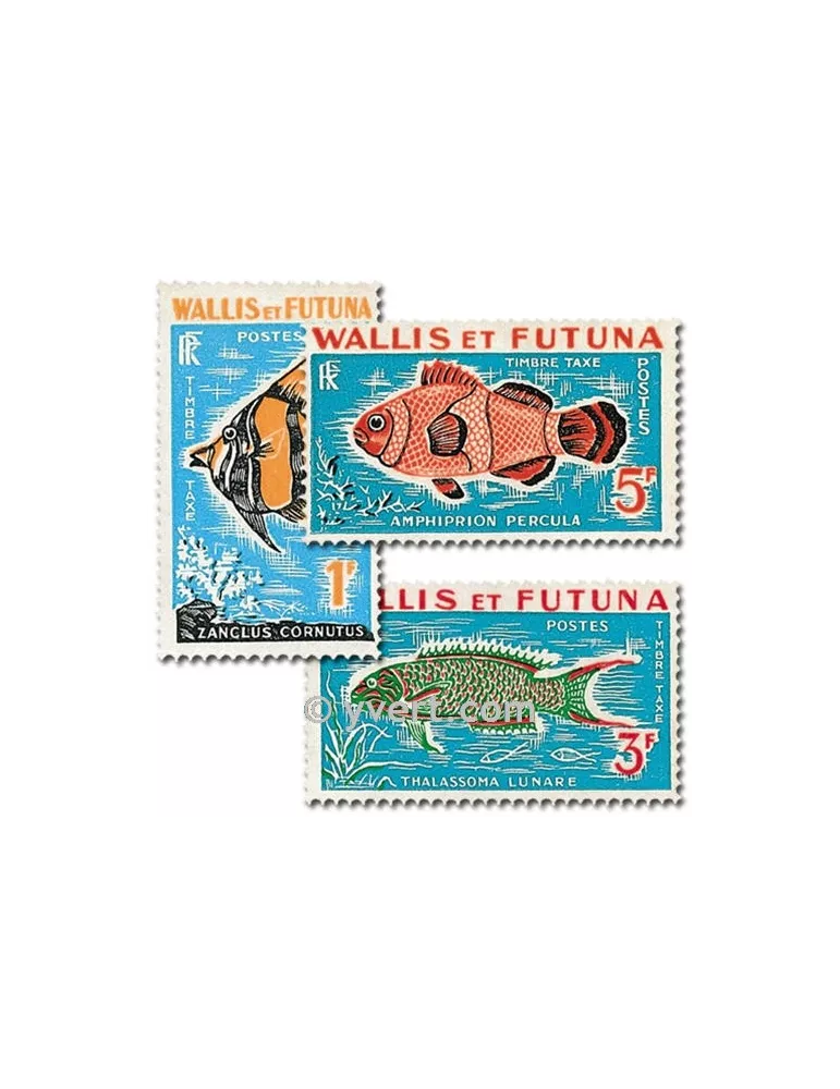 n° 37/39 - Timbre Wallis et Futuna Taxe