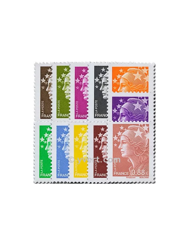 n° 208/218 - Timbre France Autoadhésifs