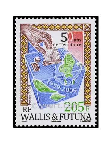 n° 726 - Timbre Wallis et Futuna Poste 2