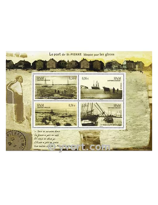 n° 961/964 (BF 14) - Timbre Saint-Pierre et Miquelon Poste
