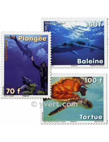 n° 879/881 - Timbre Polynésie Poste 2