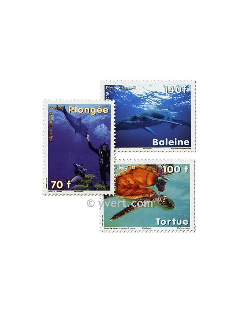 n° 879/881 - Timbre Polynésie Poste