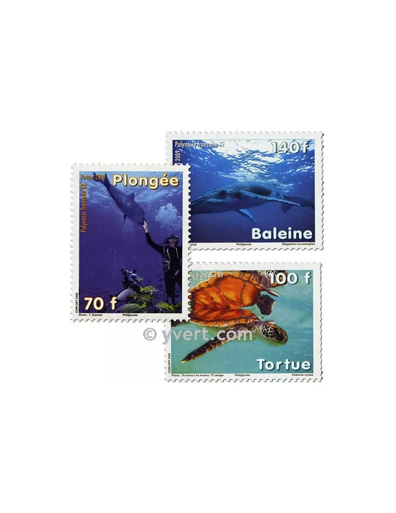 n° 879/881 - Timbre Polynésie Poste