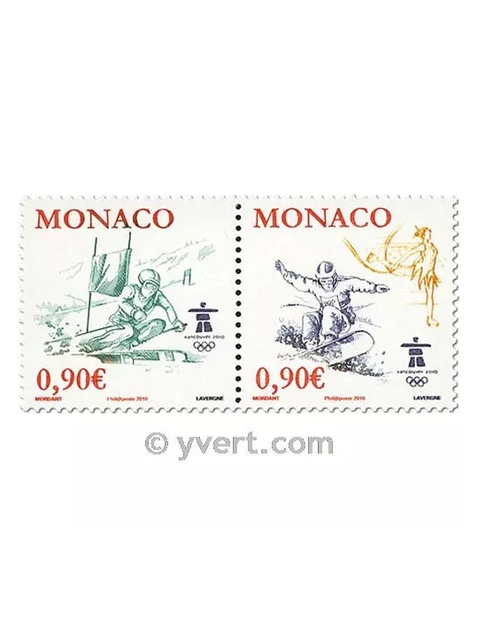 n° 2710/2711 - Timbre Monaco Poste