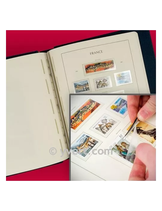 FRANCE SF : 1849-1944 (avec pochettes) LEUCHTTURM