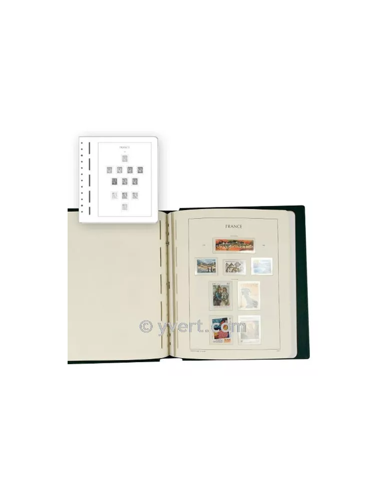 Feuilles France 1849 à 1944 pochettes SF Leuchtturm 15/1SF 302238
