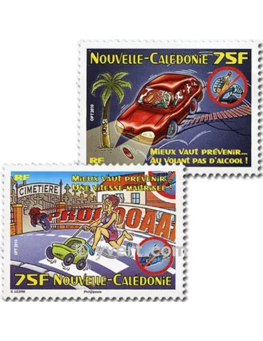 n° 1113/1114 - Timbre Nelle-Calédonie Poste 2