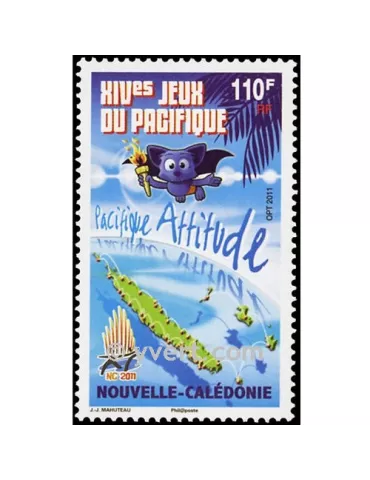 n° 1123 - Timbre Nelle-Calédonie Poste 2