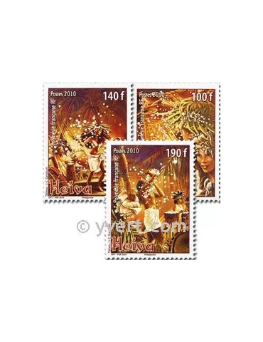 n° 909/911 - Timbre Polynésie Poste