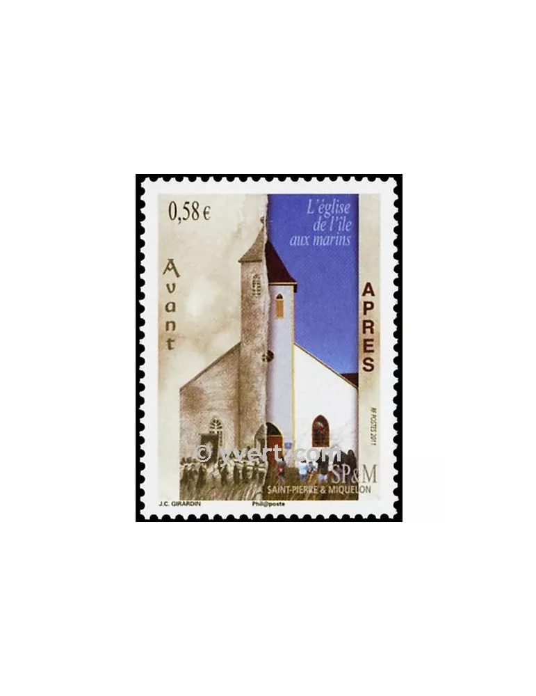 n° 1000 - Timbre Saint-Pierre et Miquelon Poste