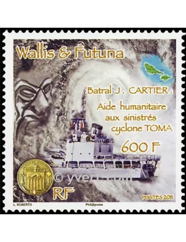 n° 747 - Timbre Wallis et Futuna Poste 2