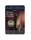 BU : 2 EURO COMMEMORATIVE 2024 : ANDORRE (100 Ans du ski à Andorre)